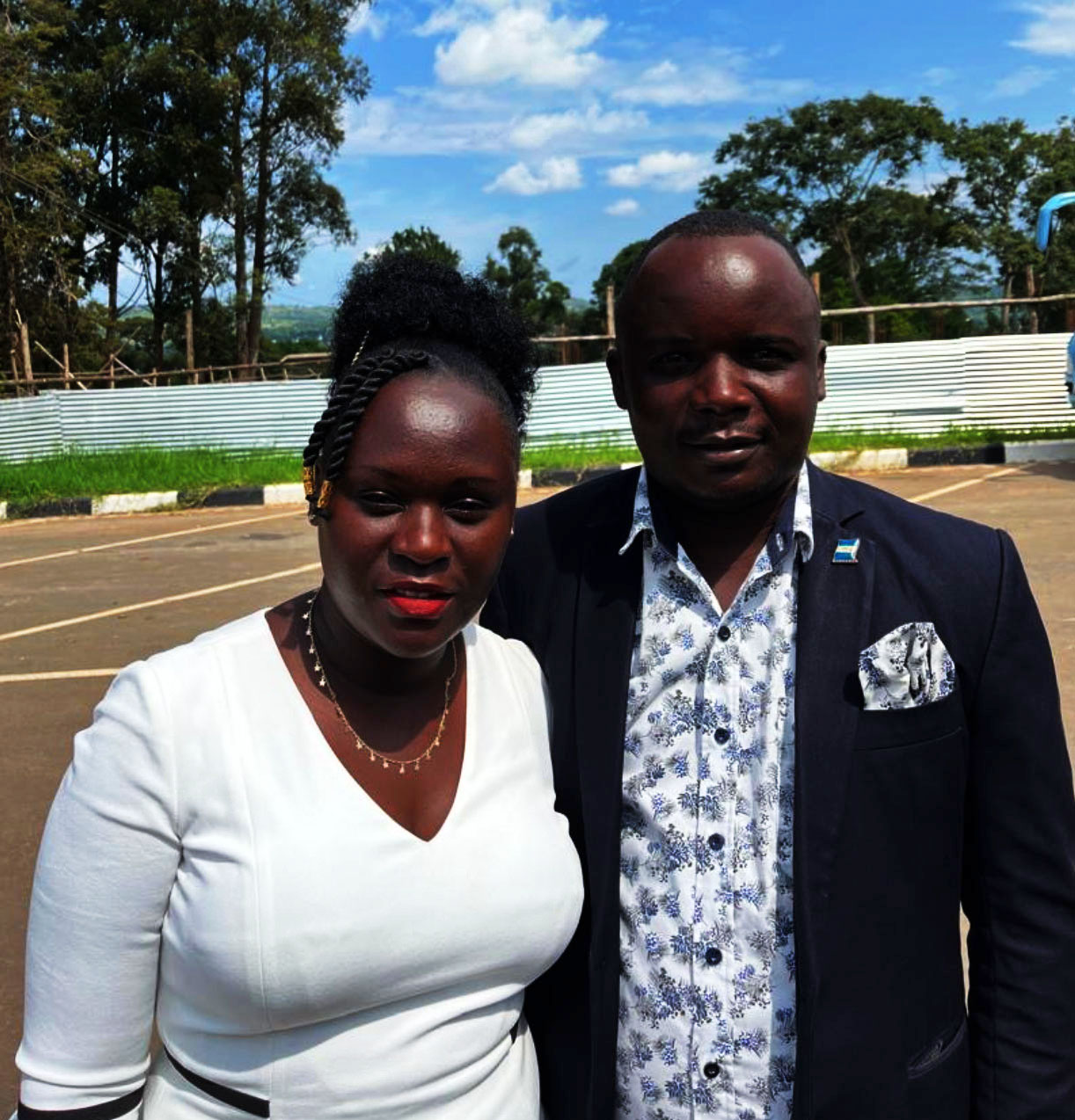 Portrait of Peter and Ruth Ssempa